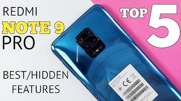 Redmi Note 9 Pro Top 5 Best Hidden Features | Redmi Note 9 Pro Tips & Tricks