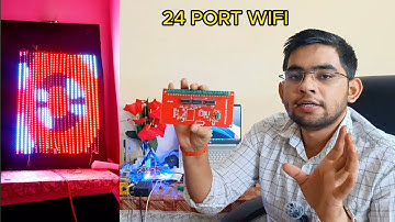 24 Port WiFi HD Controller.Pixel Led Parallel Controller.WiFi Multilanguage new Design .8827884787