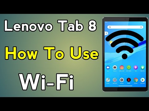 How To Use And Connect Wi-fi In Lenovo Tab m8 | Tb 8505F