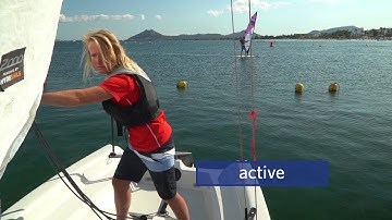 VDWS Sailing - how to sail a dinghy backwards