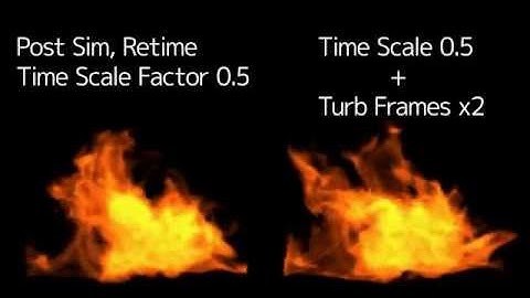 FumeFX Retime and TimeScale