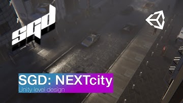 Level design | NEXTcity cyberpunk city scene | Unity 2020 HDRP