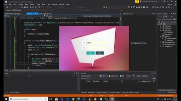 C# Tutorial 02 - Create Modern UI Design Login Form In C# With SQL Server | Farman
