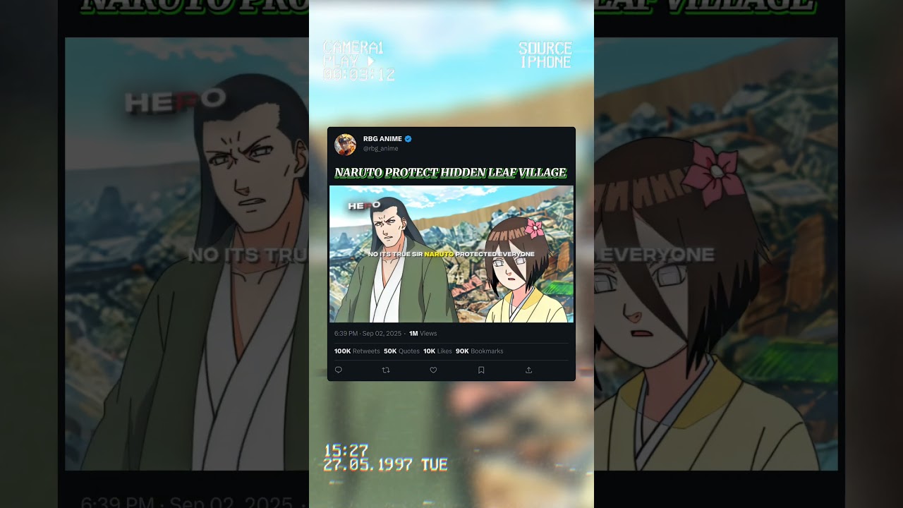 NARUTO SAVE HIDDEN LEAF VILLAGE 😎💀