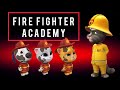 My talking tom friends  fire fighter academy