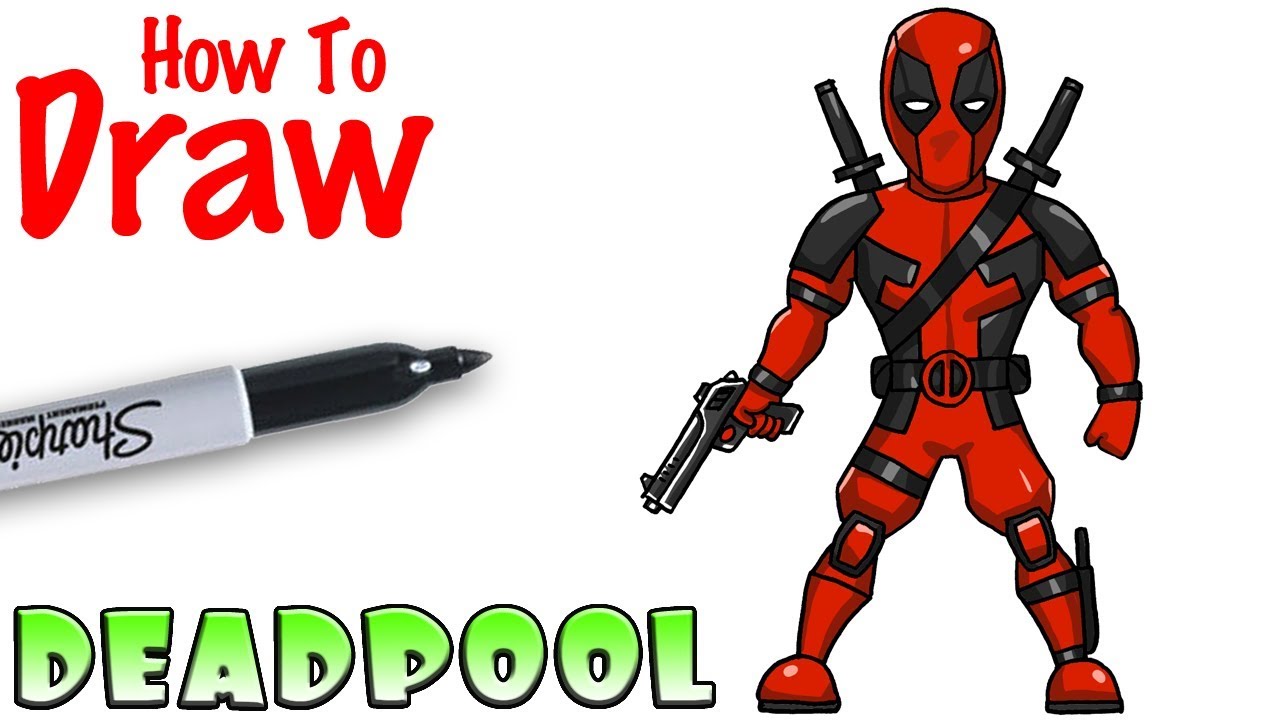 How To Draw Deadpool Youtube - how to look like deadpool roblox tutorial