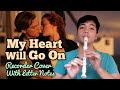 Titanic Theme - My Heart Will Go On | Flute Recorder Cover with Easy Letter Notes