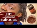 HOW TO: DIY Hair Mask for Type 4 Hair | Ayurvedic Hair Mask | 2021 Hair Challenge