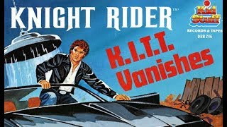 Knight Rider -  K.I.T.T.  Vanishes - Book and Record