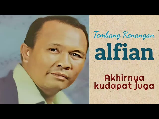 Alfian - Akhirnya kudapat juga (Lyric) class=