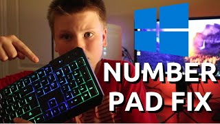 How To Fix Number Pad on Windows 10 Tutorial