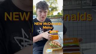 New McDonald’s menu
