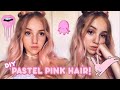 Dying My Hair Pastel Pink! 🌸 Manic Panic Cotton Candy