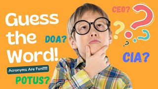 Acronym Game For Kids -  Fun and educational quiz about acronyms.  Helps to develop language skills. screenshot 2