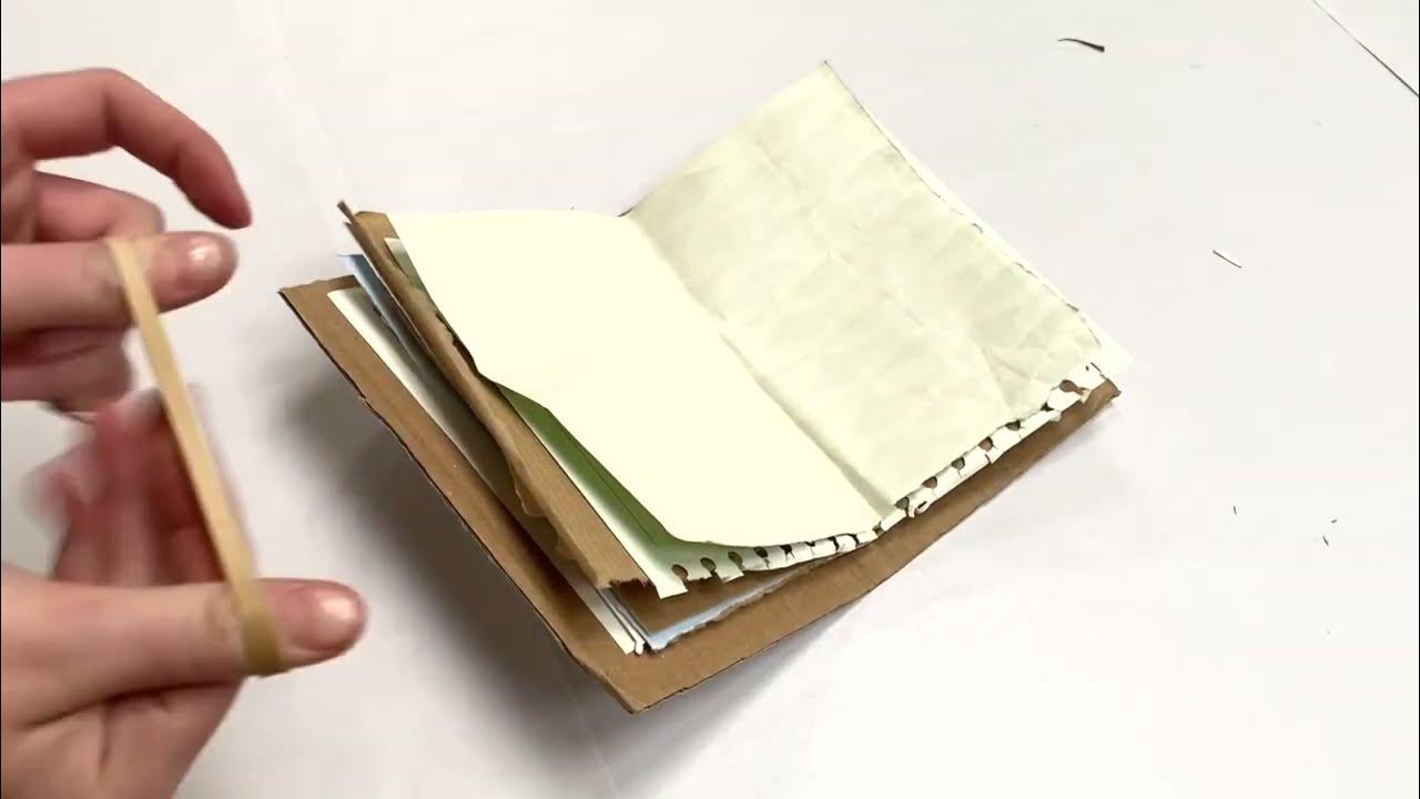 Making an Elastic Band Sketchbook YouTube