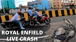 5 Royal Enfield LIVE Crash Caught on Camera  | Part 2