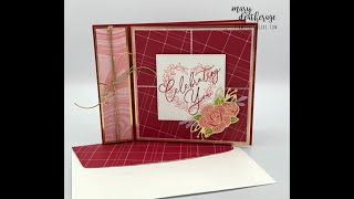 Stampin Up//Most Adored//Adoring Hearts//Book Fold//Fun Fold//Jan-Apr 2024 Mini//2024 Sale-A-Bration