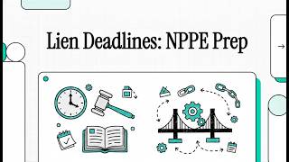 NPPE Sample Question#16: Lien Deadlines
