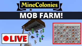 MineColonies Live Stream! Mob Farm!