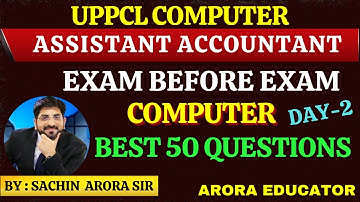 UPPCL Computer Marathon Class | UPPCL Assistant Accountant Computer  Marathon | UPPCL Computer Mock2