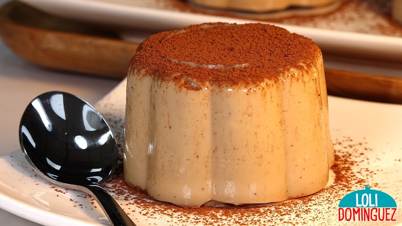 FLAN DE CAFÉ SIN HORNO NI HUEVO.  Cremoso, suave y delicioso postre de café que se hace en 5 minutos