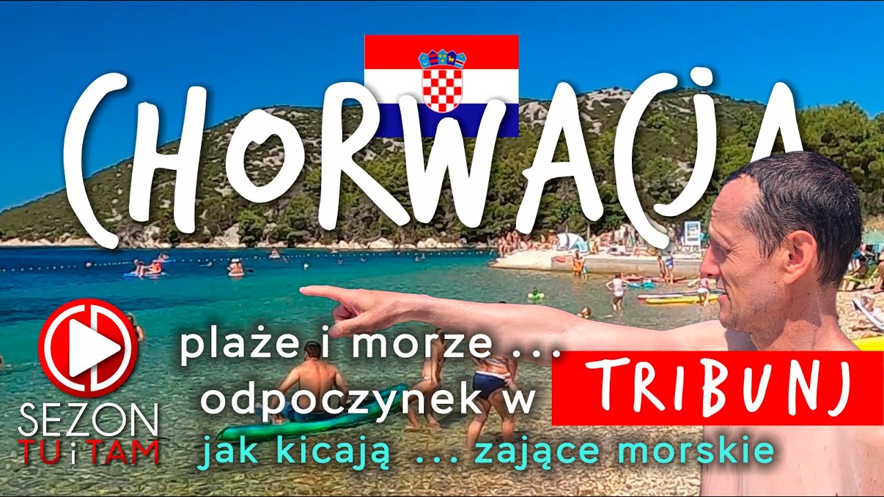 CHORWACJA - plaże i morze ... odpoczynek w TRIBUNJ - jak kicają ... zające morskie / GoPro 11 Black