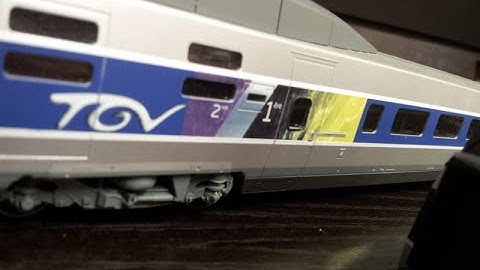 Replacing Marklin Trix hard coupling  TGV model train