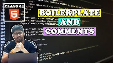 HTML FOR BEGINNERS | CLASS 4 | BOILERPLATE AND COMMENTS | HINDI/ENGLISH | 2020