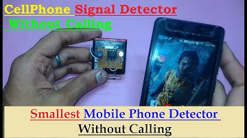 How to Make Mobile Phone Detector | Mobile Phone Signal Detector | DIY Cellphone Detector Circuit