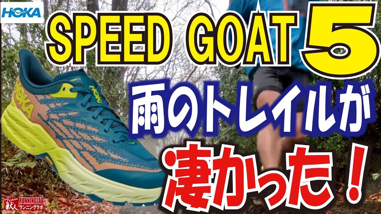 雨のレースでスピードゴート5が大活躍！雨のトレイルの性能がチート級 