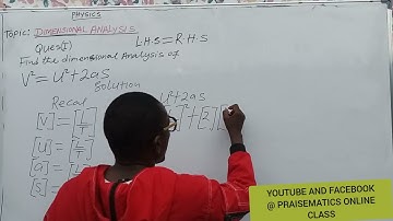 THE DIMENSIONAL ANALYSIS OF THIRD EQUATION OF MOTION.