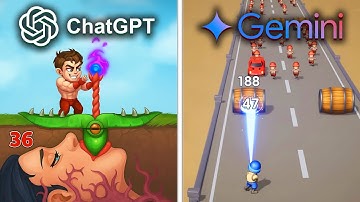 ChatGPT vs Gemini Make a Mobile GAME from Scratch