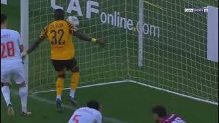 هدف التعادل فى الزمالك من كايزر تشيفز بخطا من محمد صبحى