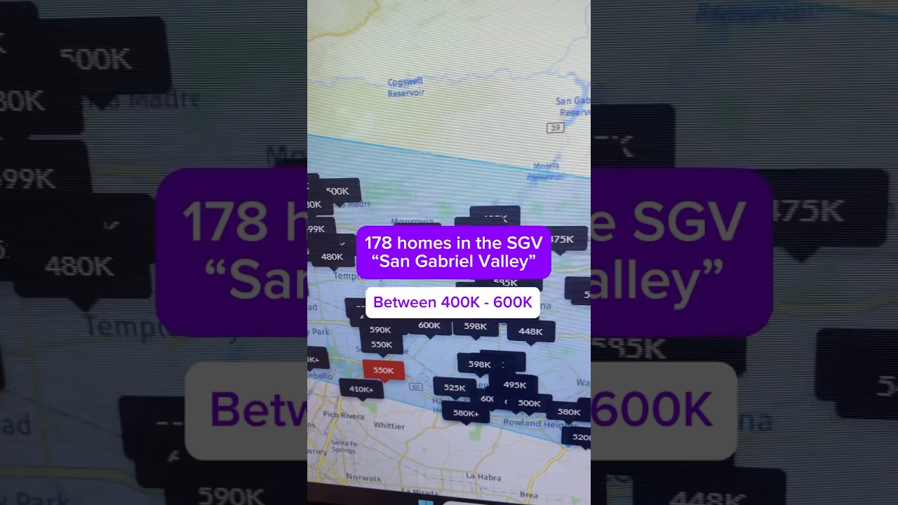 Lower Rates Alert: SGV Homes Perfect for First Time Buyers