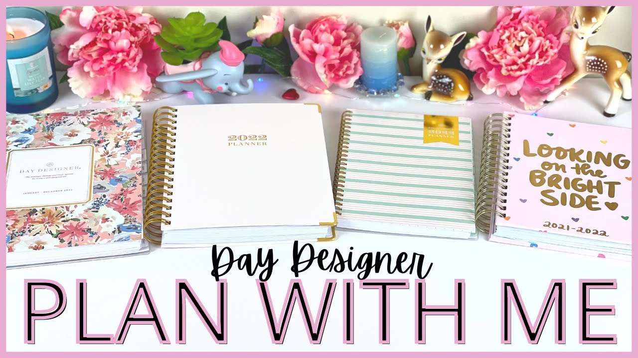 Day Designer Plan With Me : Monthly, Weekly, & Daily Planners From Target +  Walmart #daydesigner 