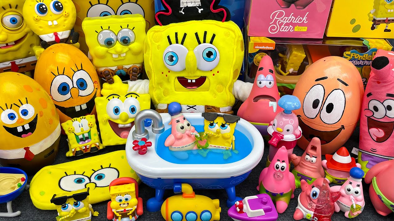 Ultimate ASMR Satisfying SpongeBob & Patrick Toy Collection Unboxing 2026 🧽 TOY PLAYSET ASMR