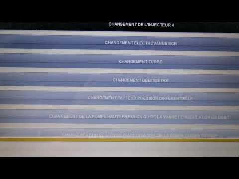 Remise à zéro réservoir Eolis sur C5 x7 2.0hdi avec Diagbox 7.57 (FAP)