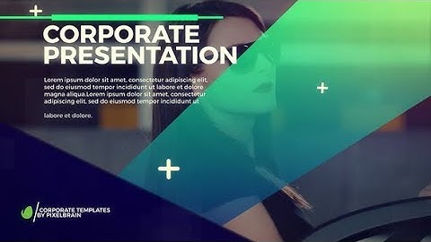 After Effects Template: Corporate Presentation