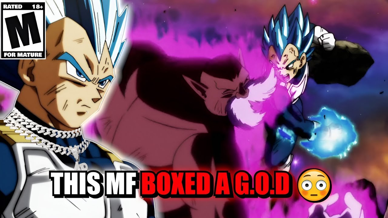That time Vegeta boxed a LITERAL GOD OF DESTRUCTION AND WON! (Vegeta fans we up)