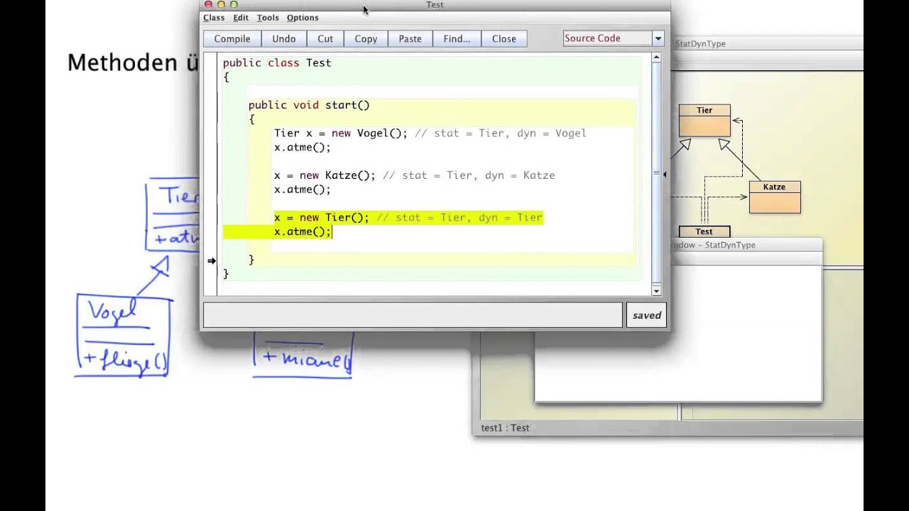 Java 2: Methoden überschreiben (overriding) - YouTube