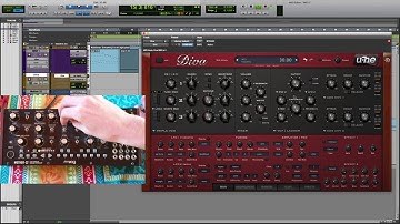 U-He Diva vs Moog Mother 32 (Filter Sweeps / VCO Modulation)