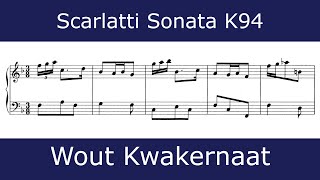 Domenico Scarlatti - Sonata in F major K94 (Wout Kwakernaat)