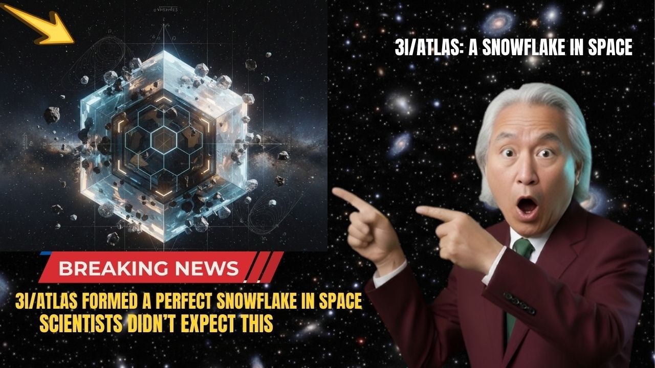 3I/ATLAS Just Crystallized Into a Perfect Hexagon — The Universe Is Not Random | Michio Kaku