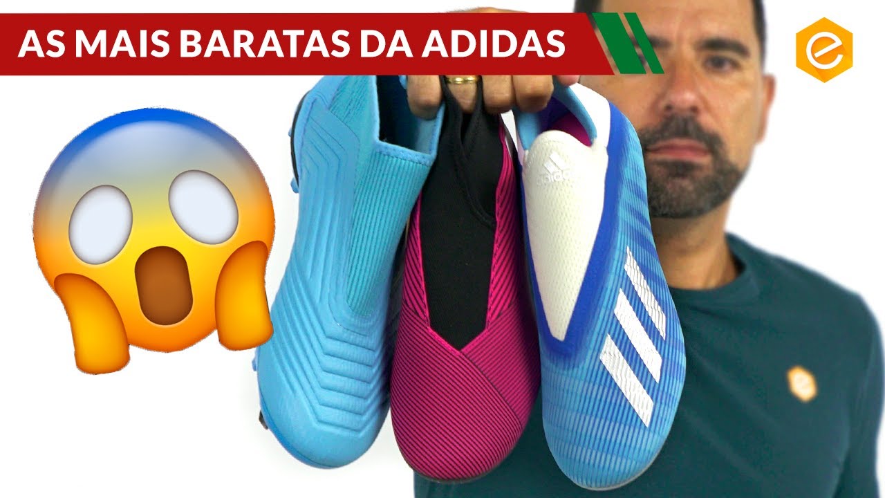 chuteira society adidas barata