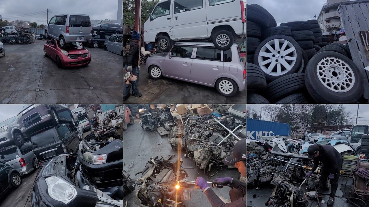 Car dismantling business in japan🚘/Car spare parts/whole sale/All