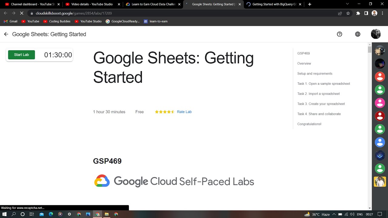 Google Sheets Getting Started #googlecloud #qwiklabs #CodingBuddies ...