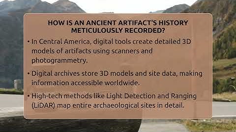 How Is An Ancient Artifact