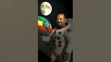 Ethiopian Flag On The Moon PM Abiy Ahmed NASA Moon Mission 