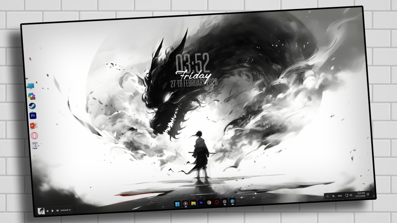 Make Your Desktop Look Cool in 4 Minutes! | Clean & Minimal - YouTube