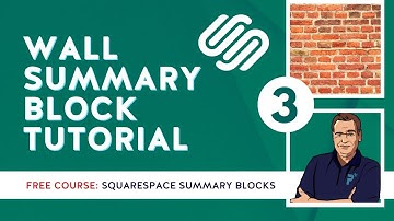 Wall summary blocks in Squarespace: How to use them & what they do #squarespacetutorial